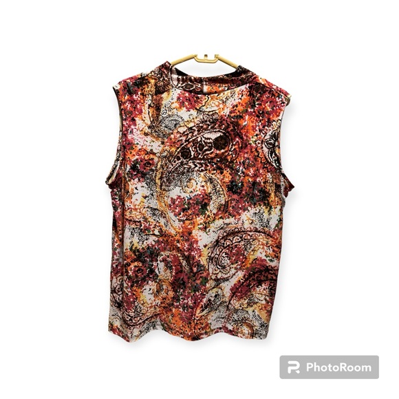 DONATED❌Jones Studio, Sleeveless Paisley Blouse, Sz 1X Host Pick 4/2024 - Picture 2 of 5